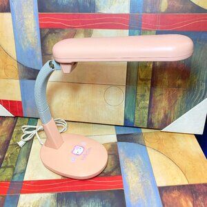 VINTAGE Y2K 2000's HELLO KITTY DESK LAMP - SUNPENTOWN FLORESCENT DESK LAMP